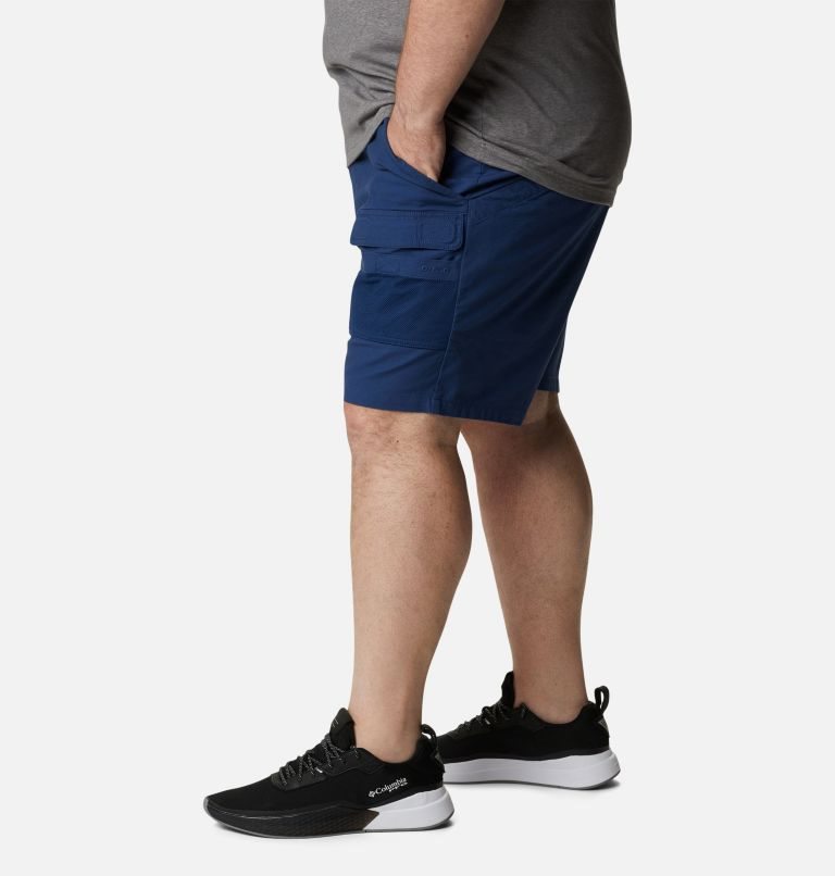 Men's Columbia Half Moon III Shorts Navy | Plus Size CA-MA350